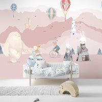 Thumbnail for Papier Peint Chambre Fille Animaux | Le Petit Intissé