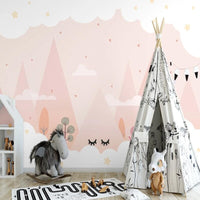 Thumbnail for Papier Peint Géométrique Rose | Le Petit Intissé