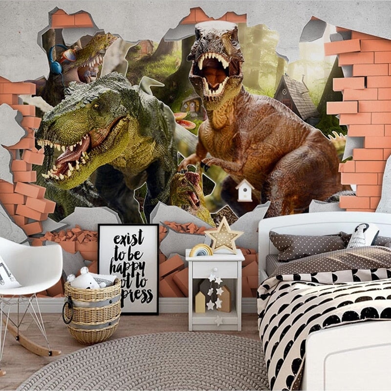 Chambre Garçon Thème Dinosaure | Le Petit Intissé