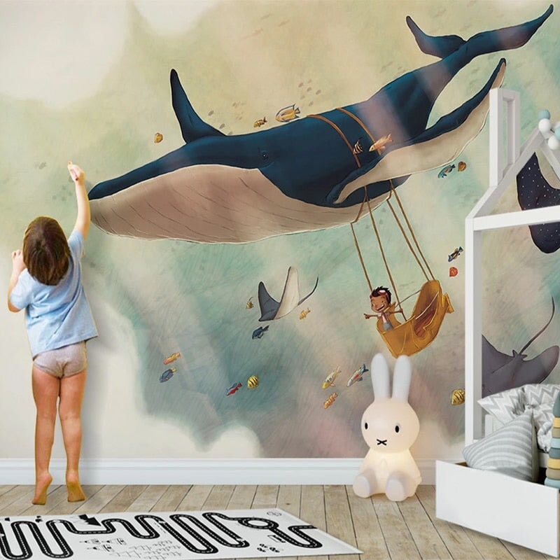 Décoration Murale Baleine | Le Petit Intissé