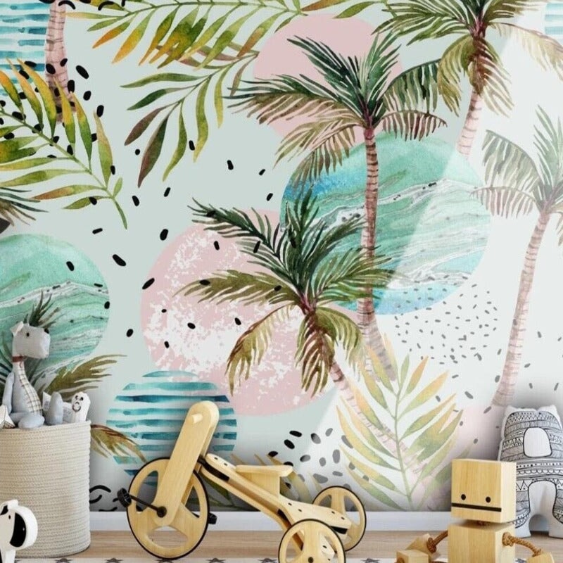 Papier Peint Tropical Chambre Fille | Le Petit Intissé