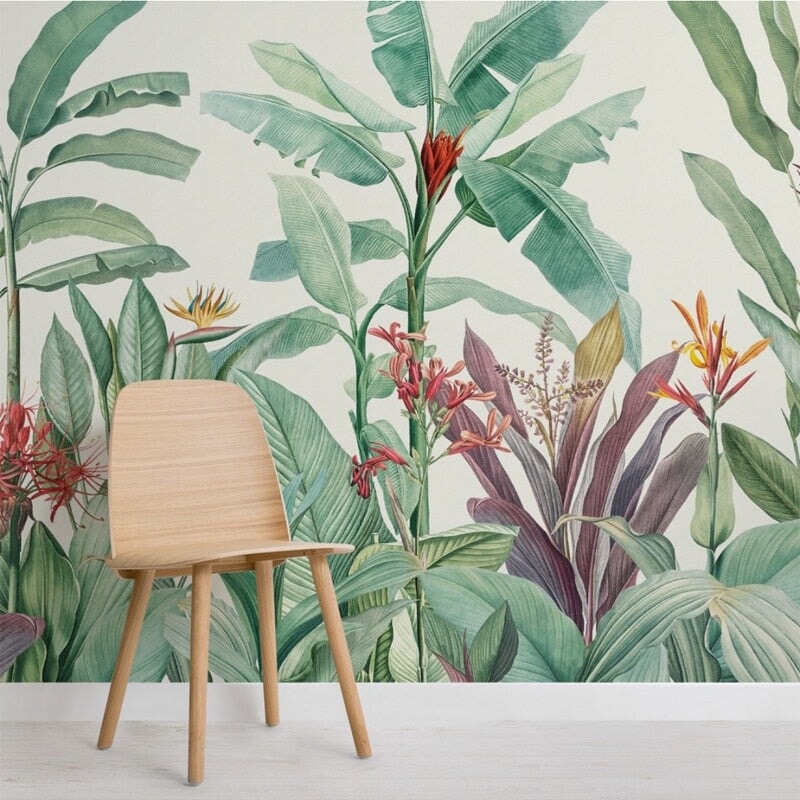 Papier Peint Tropical Chambre Bébé | Le Petit Intissé