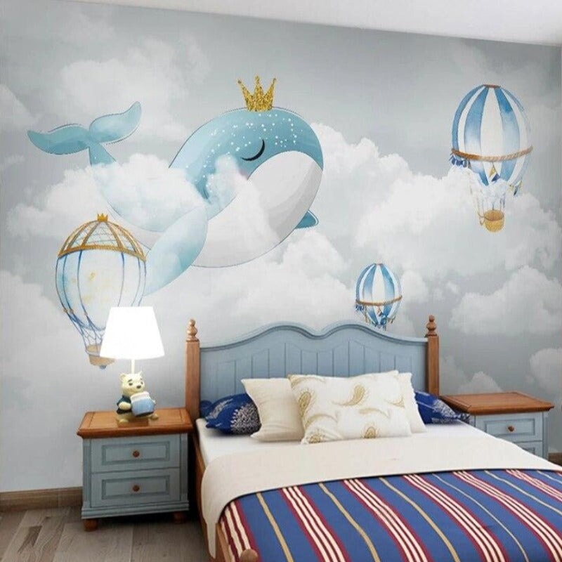 Tapisserie Panoramique Baleine | Le Petit Intissé