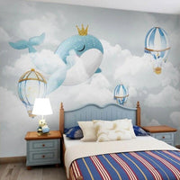 Thumbnail for Tapisserie Panoramique Baleine | Le Petit Intissé