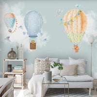 Thumbnail for Papier Peint Montgolfières | Le Petit Intissé