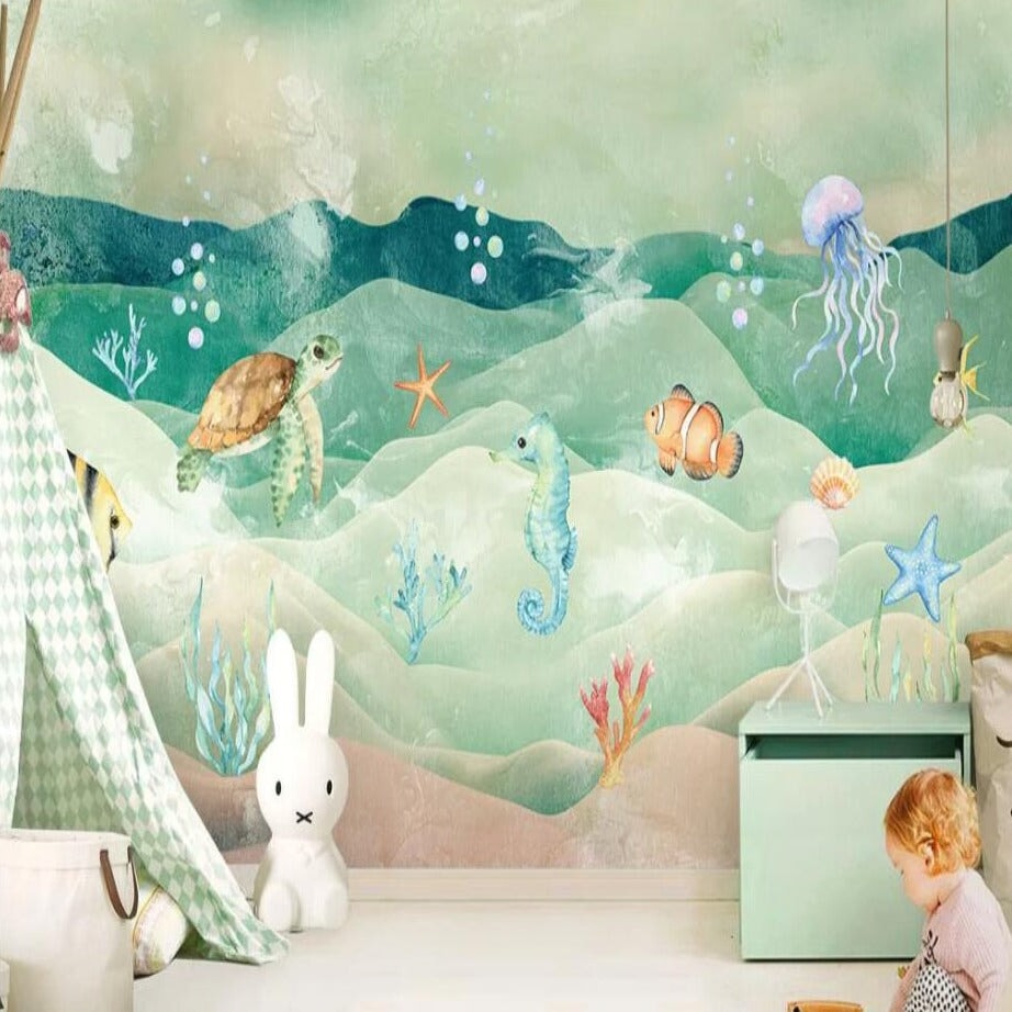 Papier Peint Tortue | Le Petit Intissé