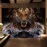 Papier Peint 3D Tigre | Le Petit Intissé