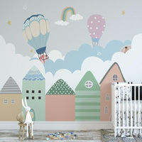 Thumbnail for Déco Chambre Bébé Thème Nuage | Le Petit Intissé