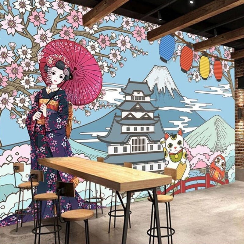 Papier Peint Esprit Japonais | Le Petit Intissé