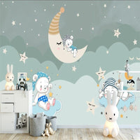 Thumbnail for Papier Peint Vert d'eau Chambre | Le Petit Intissé
