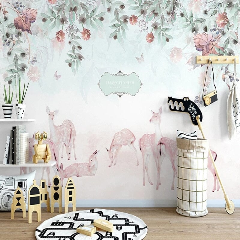 Papier Peint Douces Biches | Le Petit Intissé