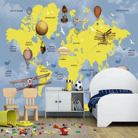 Thumbnail for Papier Peint xxl Planisphère | Le Petit IntisséPapier Peint xxl Planisphère | Le Petit Intissé