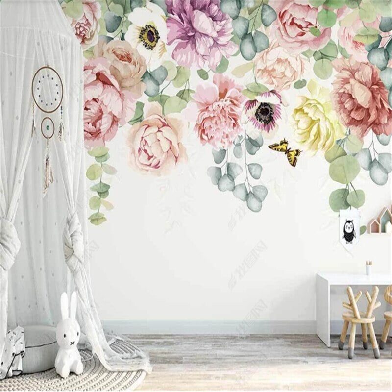 Tapisserie Fille Fleur | Le Petit Intissé