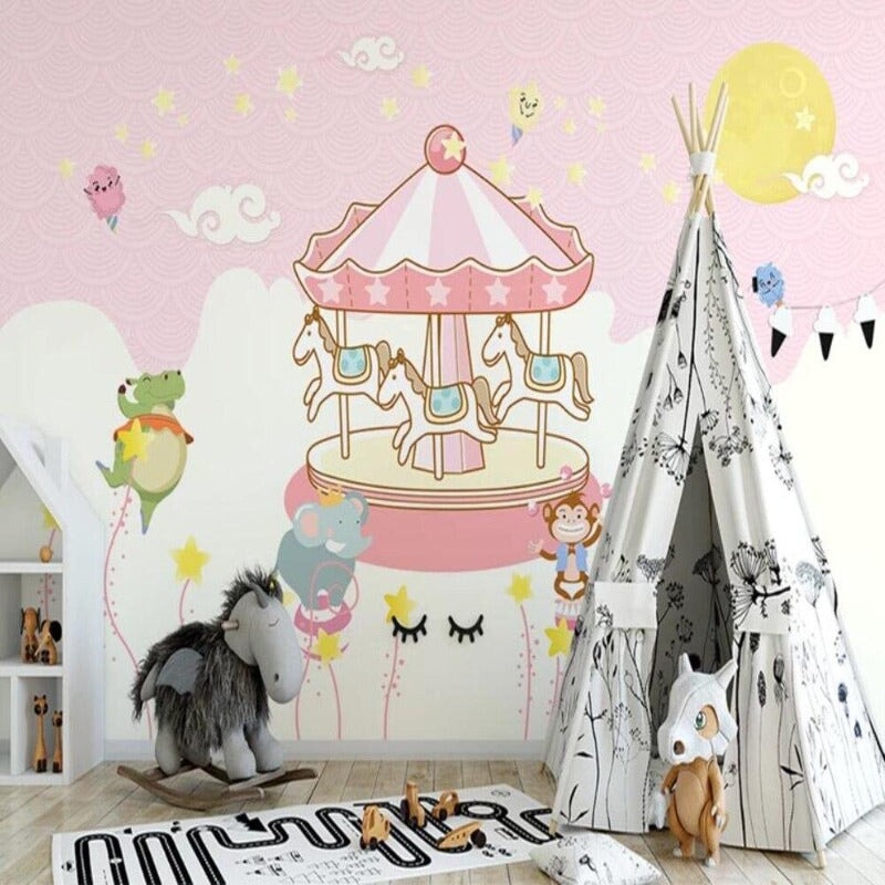 Papier Peint Panoramique Chambre Fille | Le Petit Intissé