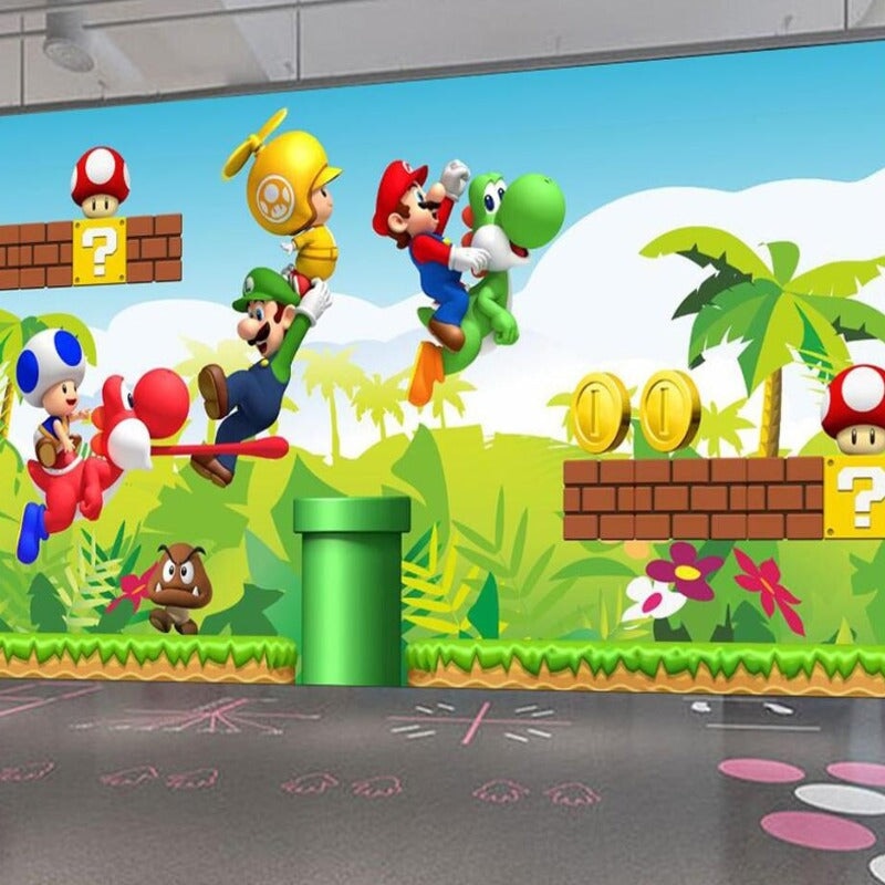 Papier Peint Mario Bros | Le Petit Intissé