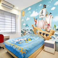 Thumbnail for Papier Peint Bateau Pirate | Le Petit Intissé