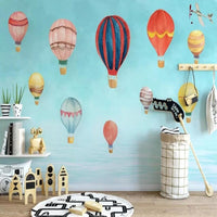 Thumbnail for Papier Peint Chambre Bébé Montgolfière | Le Petit Intissé