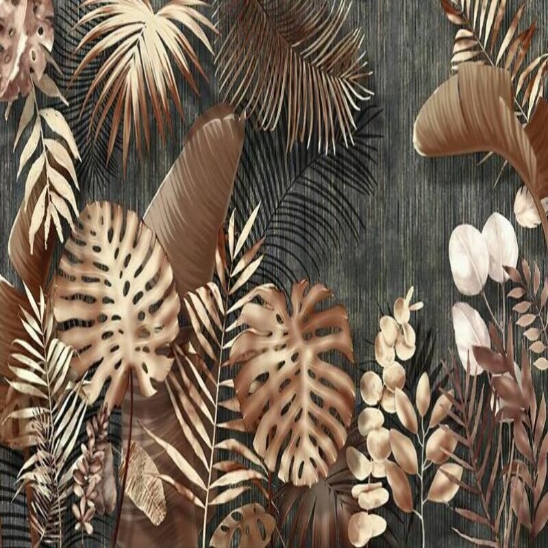 Papier Peint Feuille Dorée | Le Petit Intissé