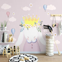 Thumbnail for Papier Peint Lapin Rose | Le Petit Intissé