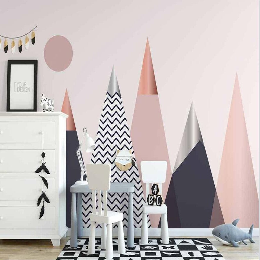 Papier Peint Scandinave Chambre Fille | Le Petit Intissé