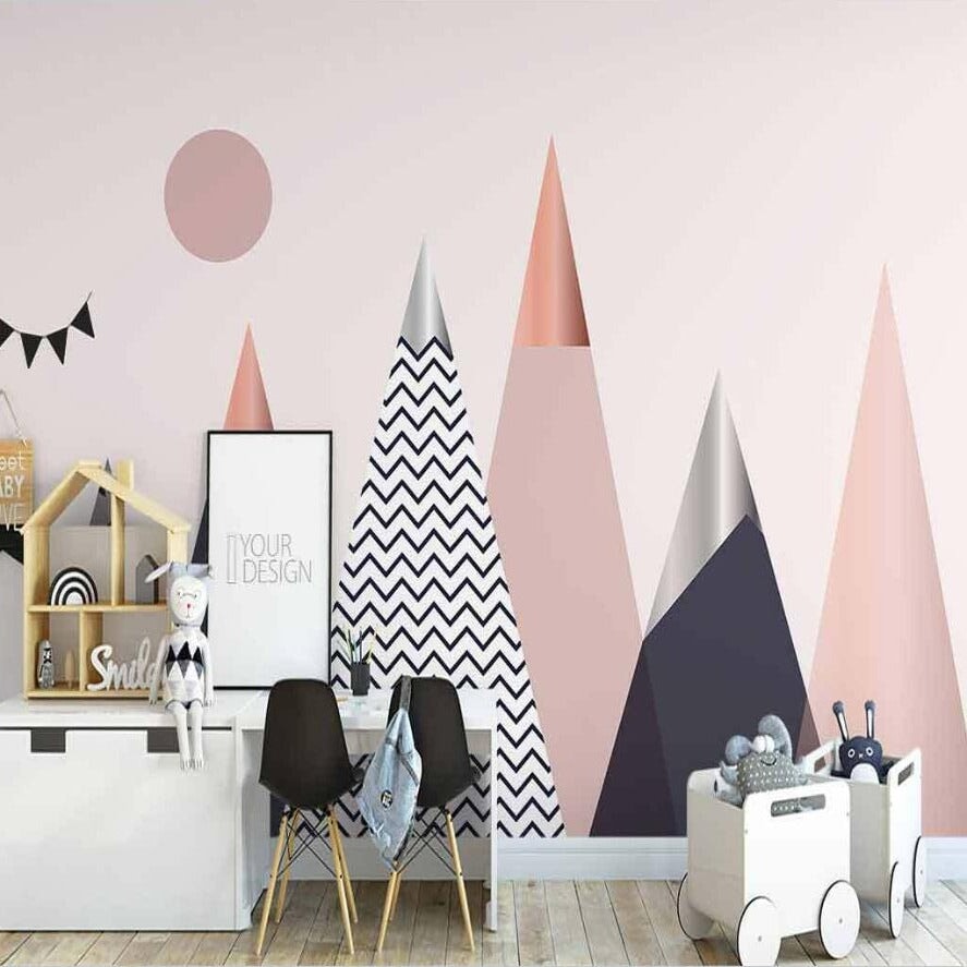 Papier Peint Scandinave Chambre Fille | Le Petit Intissé