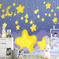 Thumbnail for Papier Peint Etoile Fluorescent | Le Petit Intissé