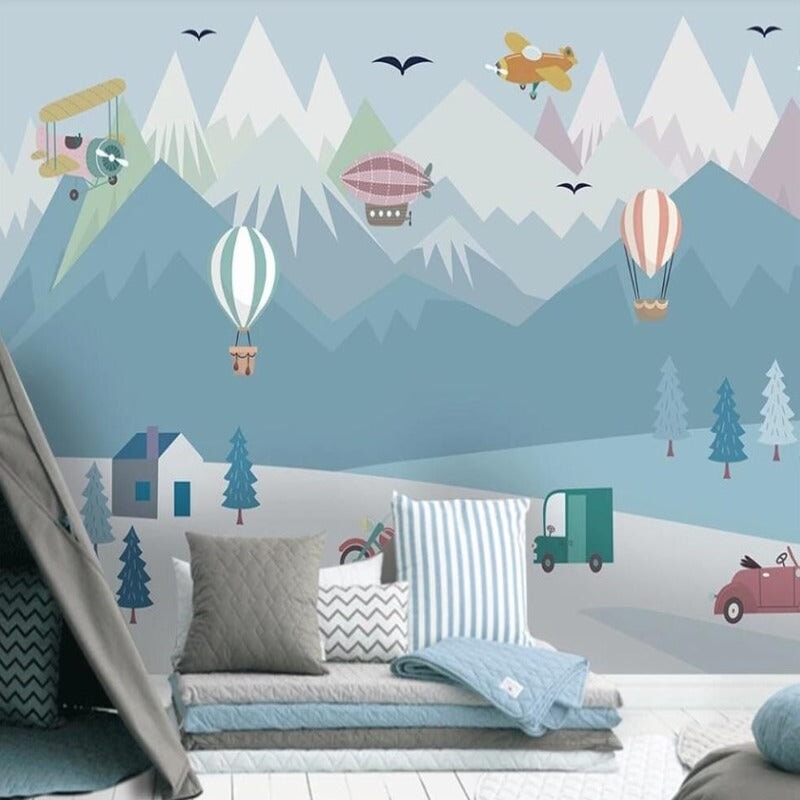 Tapisserie Murale Avion | Le Petit Intissé