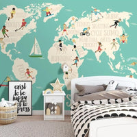 Thumbnail for Carte du Monde Sport | Le Petit Intissé