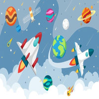 Thumbnail for Papier Peint Vaisseau Spatial | Le Petit Intissé