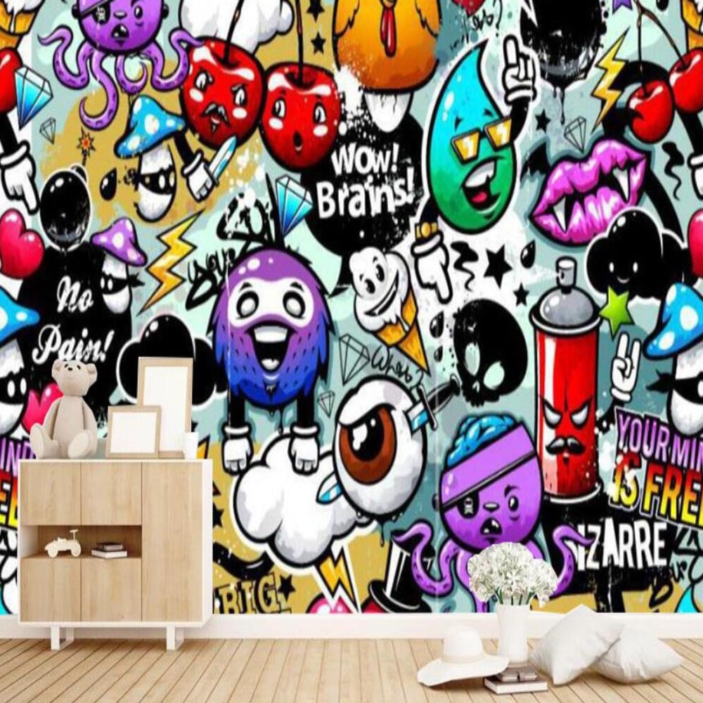 Papier Peint Graffiti <br/> Your Mind is Free