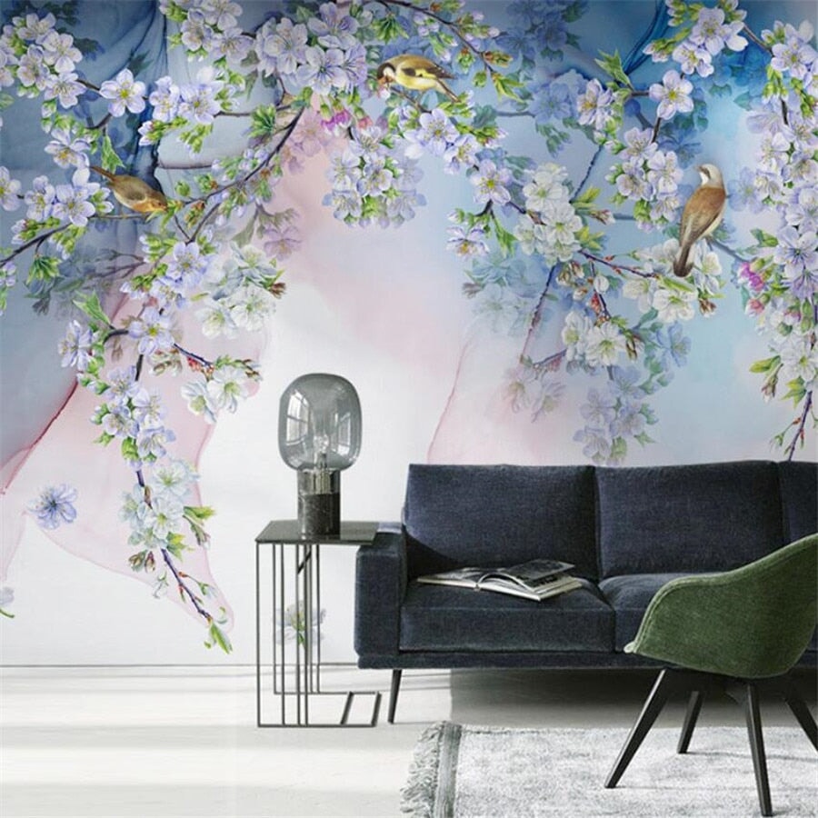 Papier Peint Oiseaux Pas Cher | Le Petit Intissé