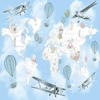 Thumbnail for Tapisserie Murale Monde | Le Petit Intissé