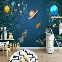 Thumbnail for Papier Peint Panoramique Système Solaire | Le Petit Intissé