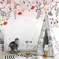 Thumbnail for Papier Peint Fleurs Illustration | Le Petit Intissé