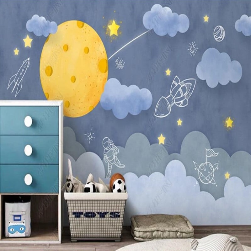 Déco Nuage Chambre Bébé Garçon | Le Petit Intissé