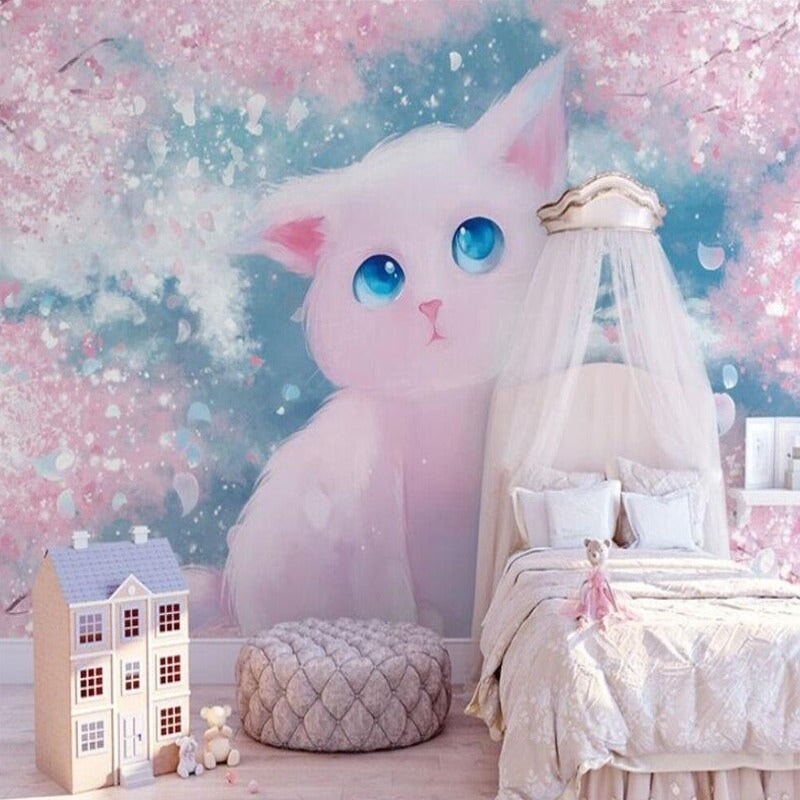 Papier Peint Chat | Le Petit Intissé