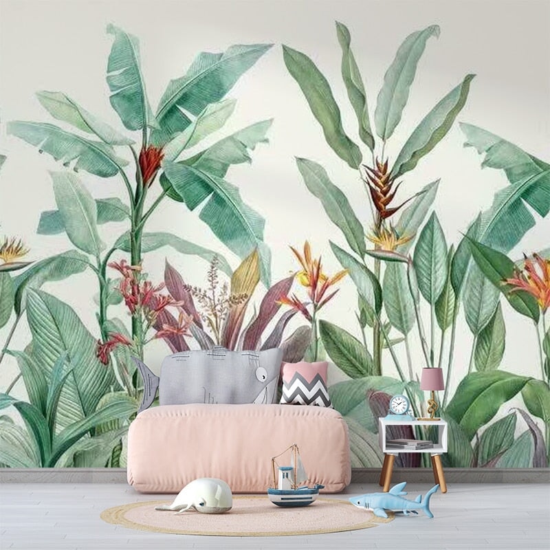 Papier Peint Tropical Chambre Bébé | Le Petit Intissé