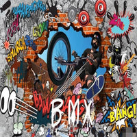 Thumbnail for Papier Peint BMX | Le Petit Intissé
