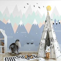 Thumbnail for Papier Peint Montagne Scandinave | Le Petit Intissé