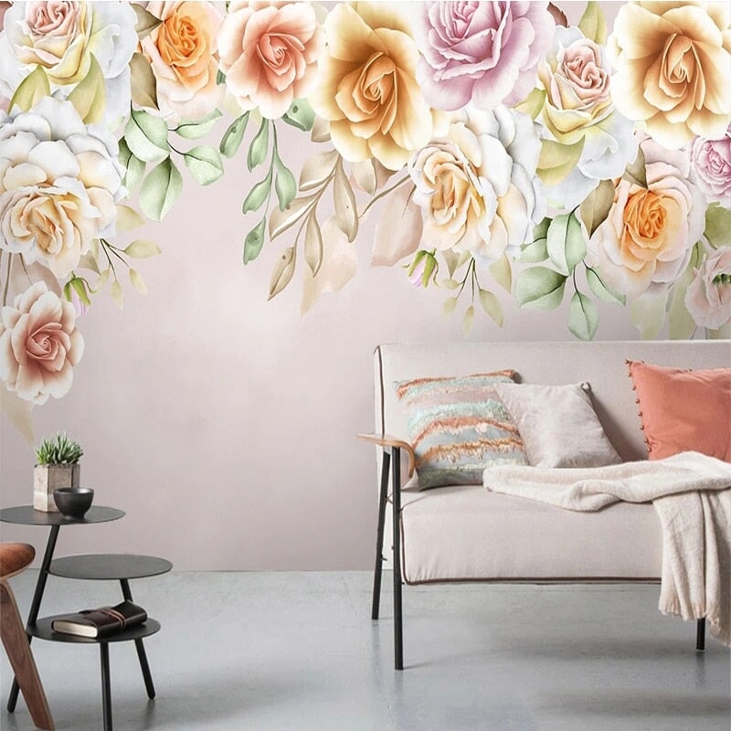 Papier Peint Fleur Chambre | Le Petit Intissé