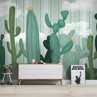 Thumbnail for Papier Peint Cactus Vert | Le Petit Intissé