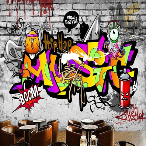 Graffiti Tag Musique | Le Petit Intissé