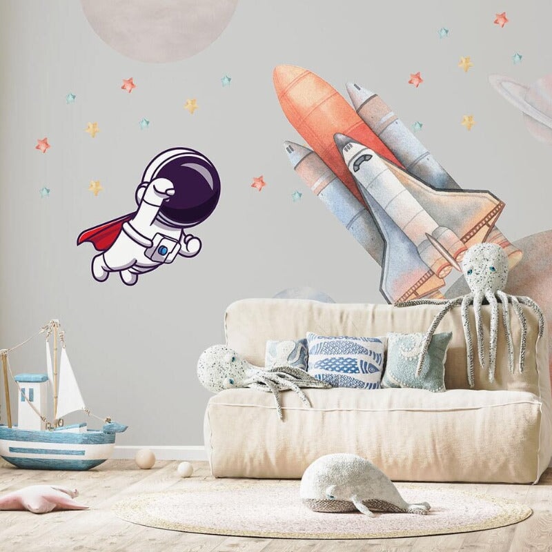 Papier Peint Cosmonaute | Le Petit Intissé