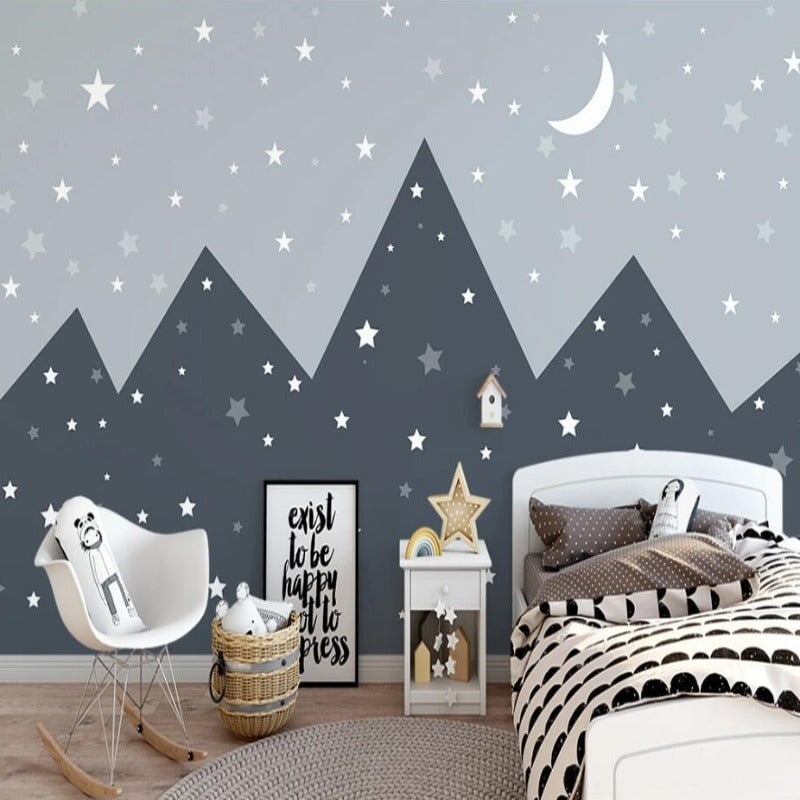 Papier Peint Bleu Garçon | Le Petit Intissé