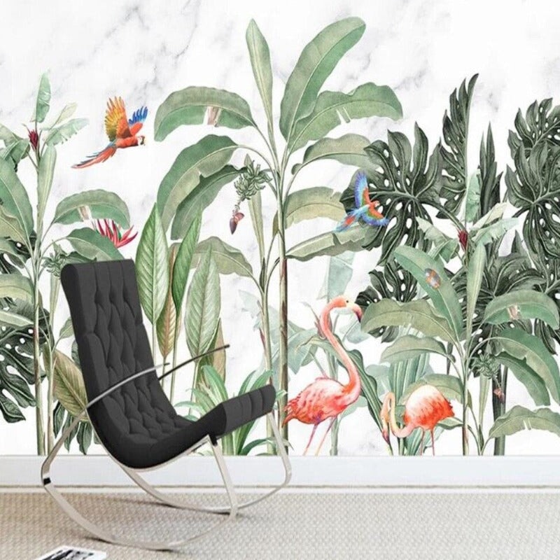 Papier Peint Chambre Oiseaux | Le Petit Intissé