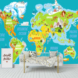 Carte du Monde  pour Maternelle | Le Petit Intissé