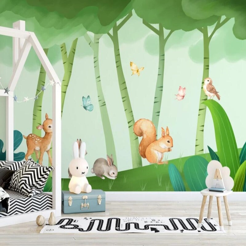 Chambre Bébé Vert Forêt | Le Petit Intissé