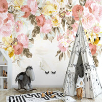 Thumbnail for Papier Peint Fleur Chambre Bébé | Le Petit Intissé