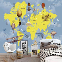 Thumbnail for Papier Peint xxl Planisphère | Le Petit Intissé