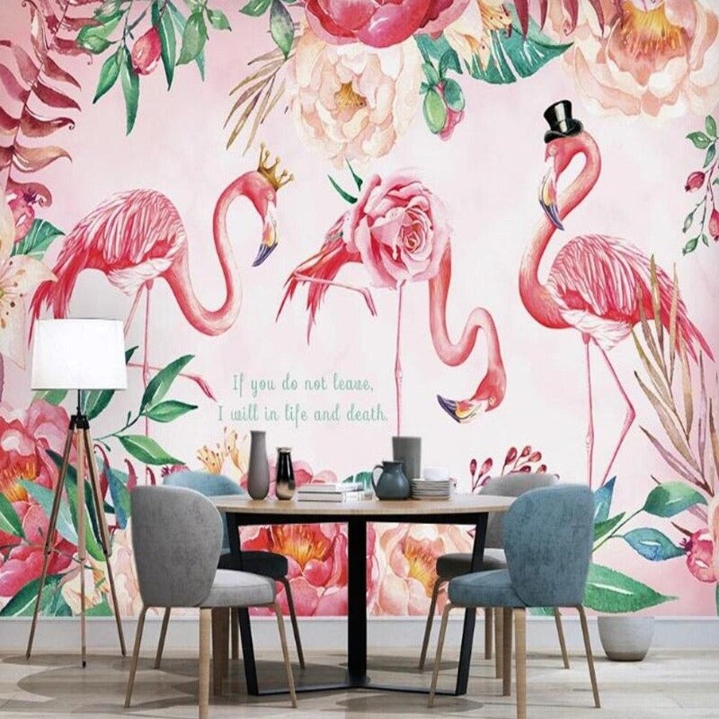 Déco Chambre Fille Flamant Rose | Le Petit Intissé